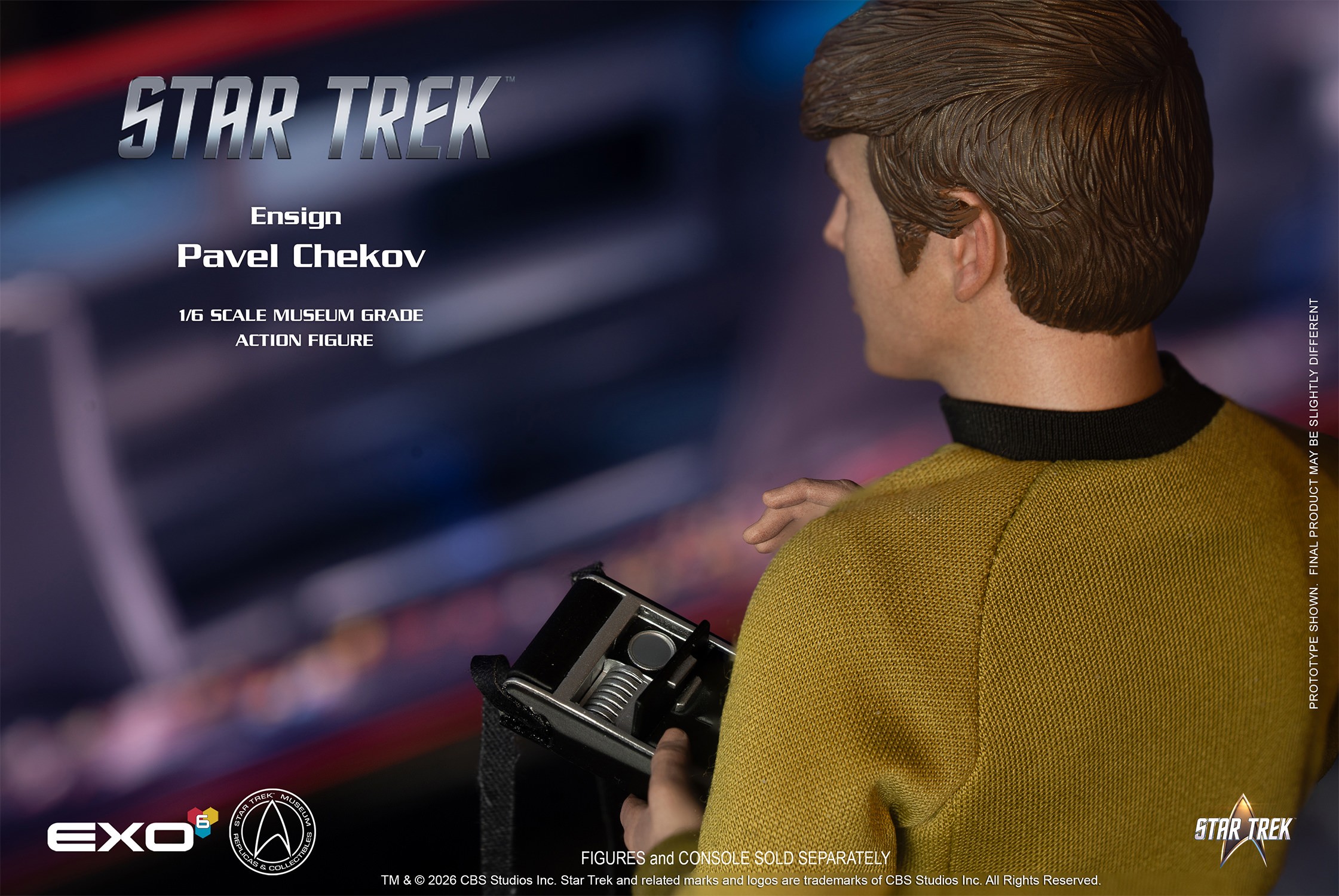 Star Trek Ensign Pavel Chekov Sixth Scale Figure  (Prototype Shown) View 10