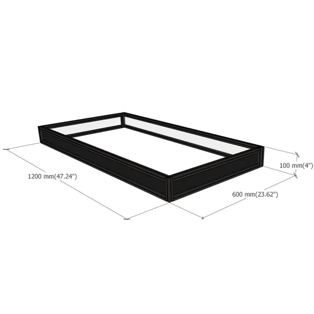 Moduspace DF120 Riser Display Case  (Prototype Shown) View 2