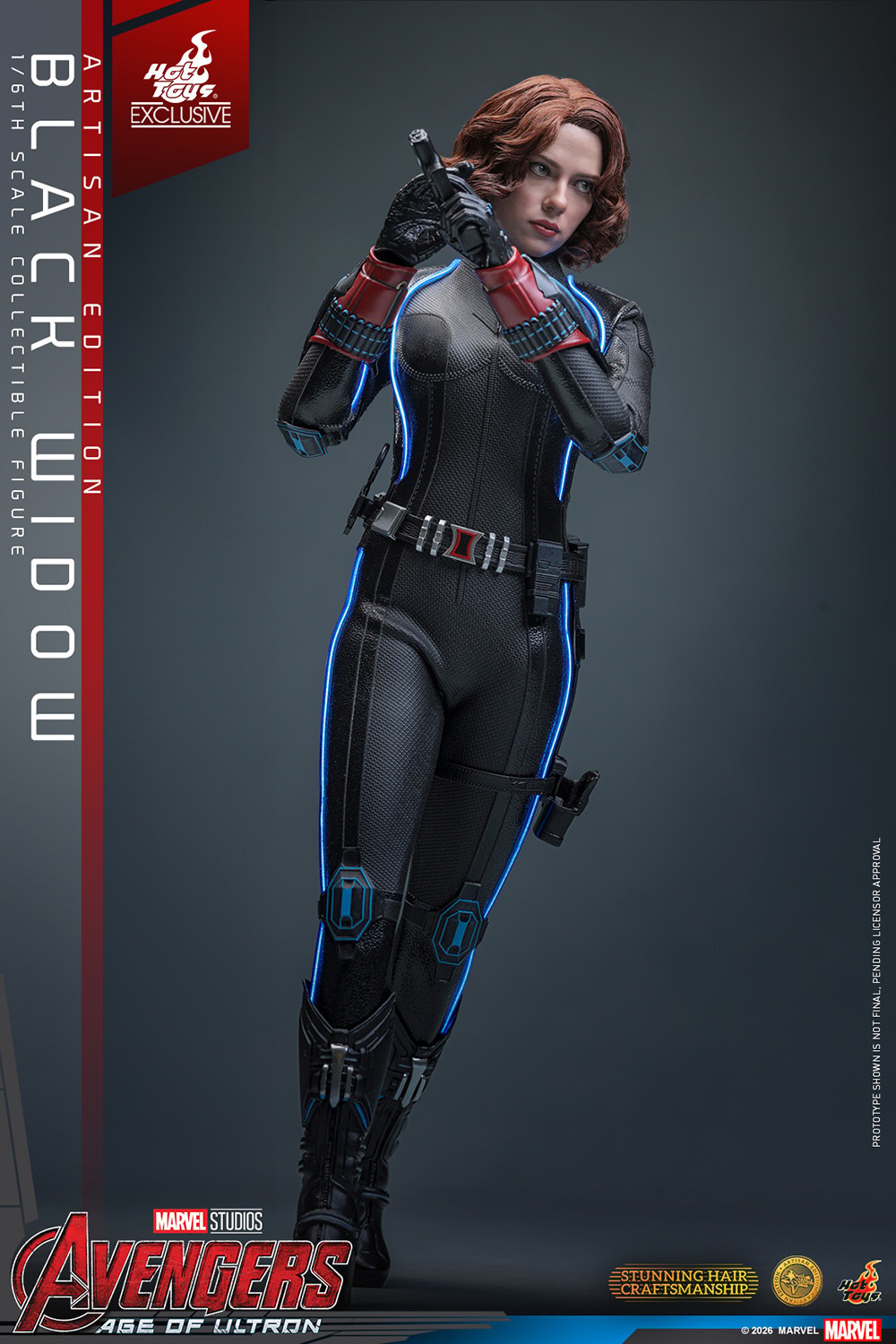 Marvel Black Widow (Artisan Edition) Sixth Scale Figure  (Prototype Shown) View 12