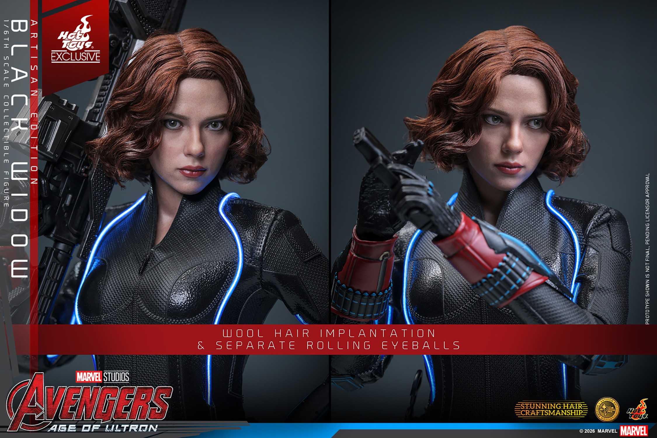 Marvel Black Widow (Artisan Edition) Sixth Scale Figure  (Prototype Shown) View 15
