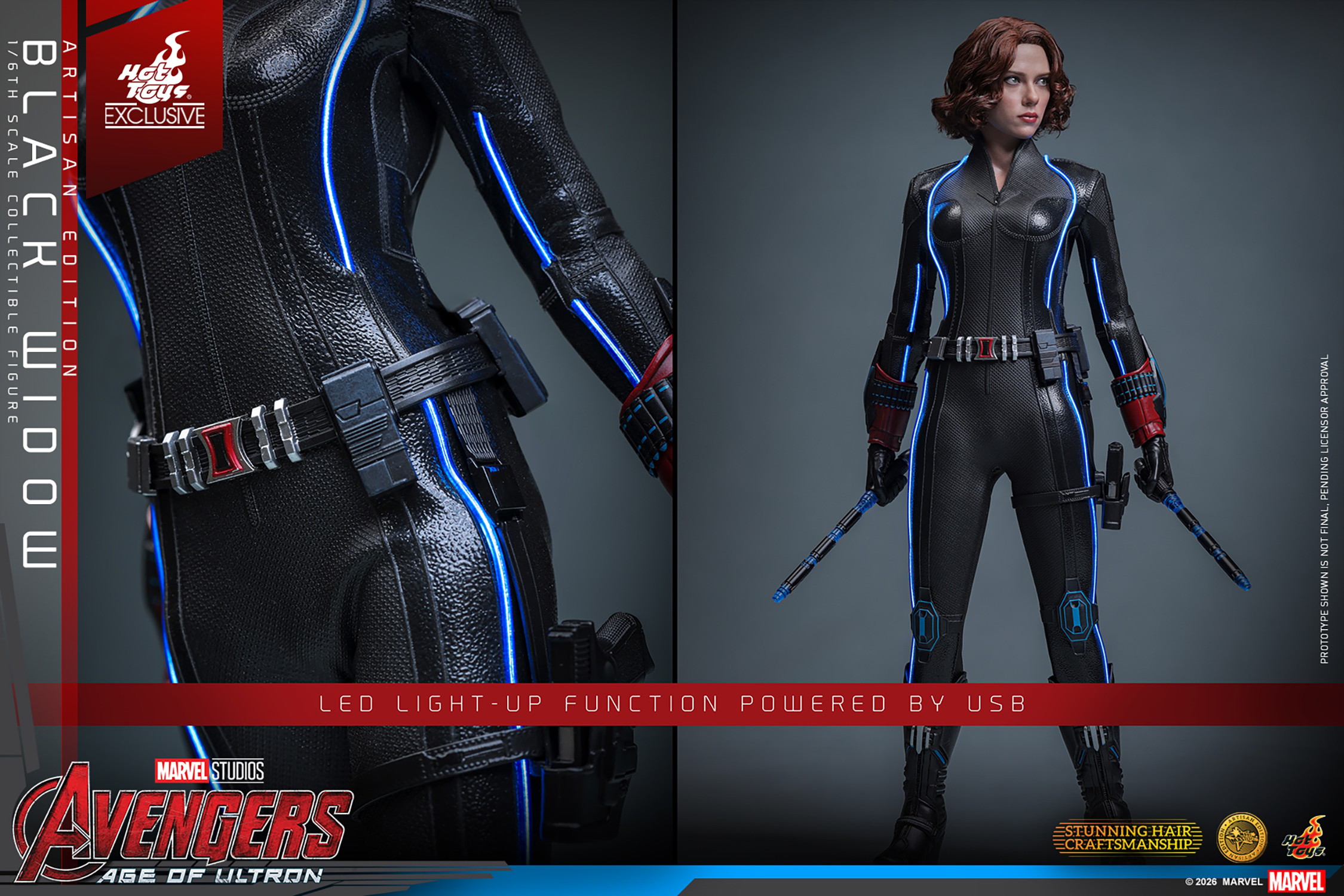 Marvel Black Widow (Artisan Edition) Sixth Scale Figure  (Prototype Shown) View 16