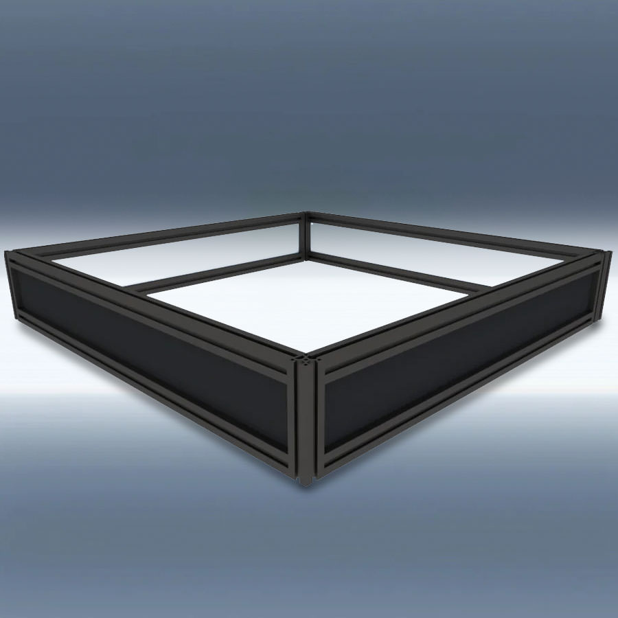 Moduspace DF60 Riser Display Case  (Prototype Shown) View 1