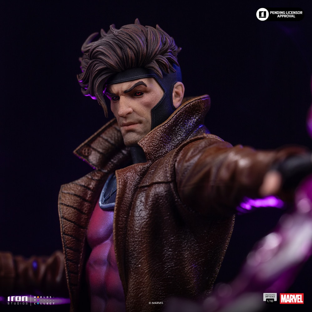 Marvel Gambit Unleashed 1:10 Scale Statue  (Prototype Shown) View 8