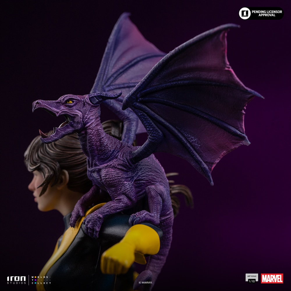 Marvel Kitty Pryde & Lockheed 1:10 Scale Statue  (Prototype Shown) View 4