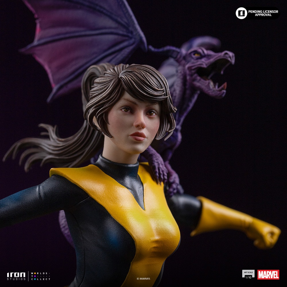 Marvel Kitty Pryde & Lockheed 1:10 Scale Statue  (Prototype Shown) View 6