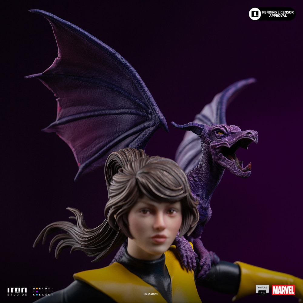 Marvel Kitty Pryde & Lockheed 1:10 Scale Statue  (Prototype Shown) View 7
