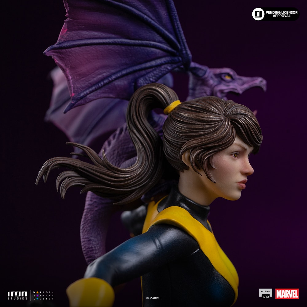 Marvel Kitty Pryde & Lockheed 1:10 Scale Statue  (Prototype Shown) View 8