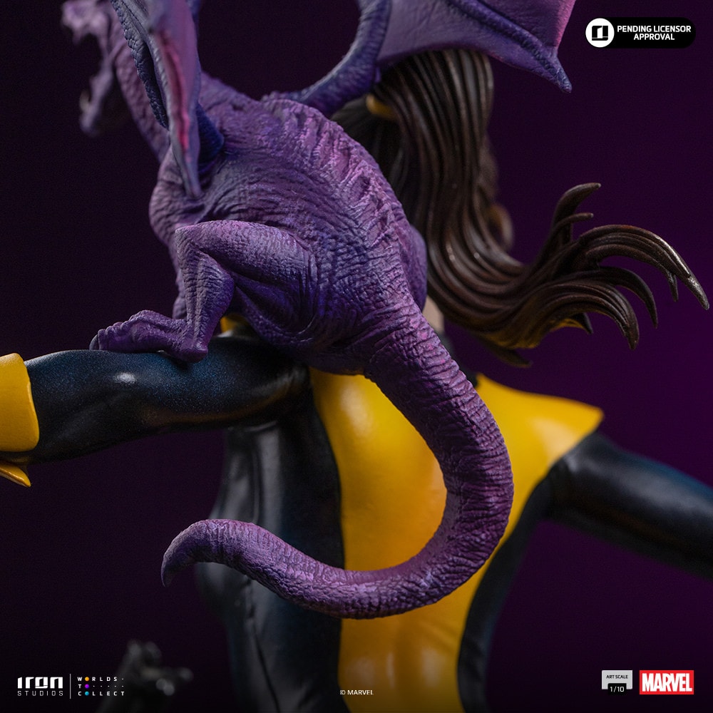 Marvel Kitty Pryde & Lockheed 1:10 Scale Statue  (Prototype Shown) View 11