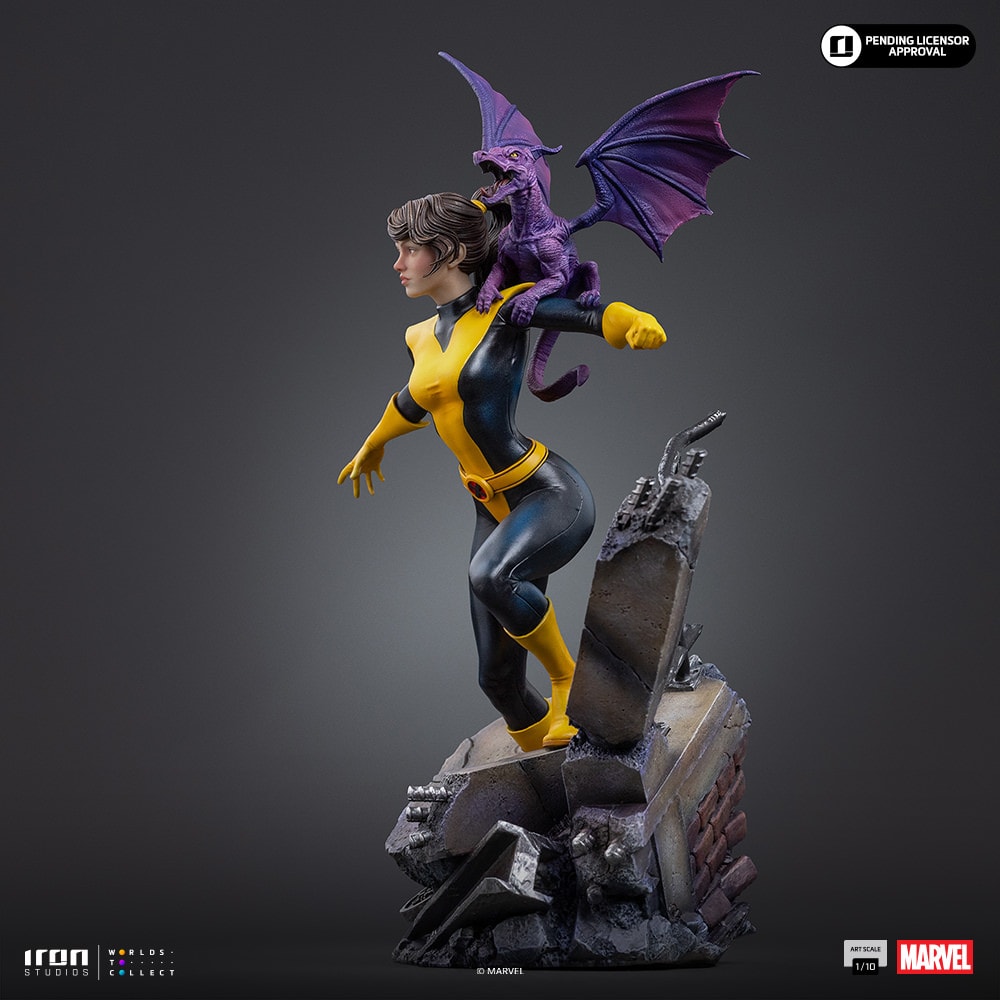Marvel Kitty Pryde & Lockheed 1:10 Scale Statue  (Prototype Shown) View 13