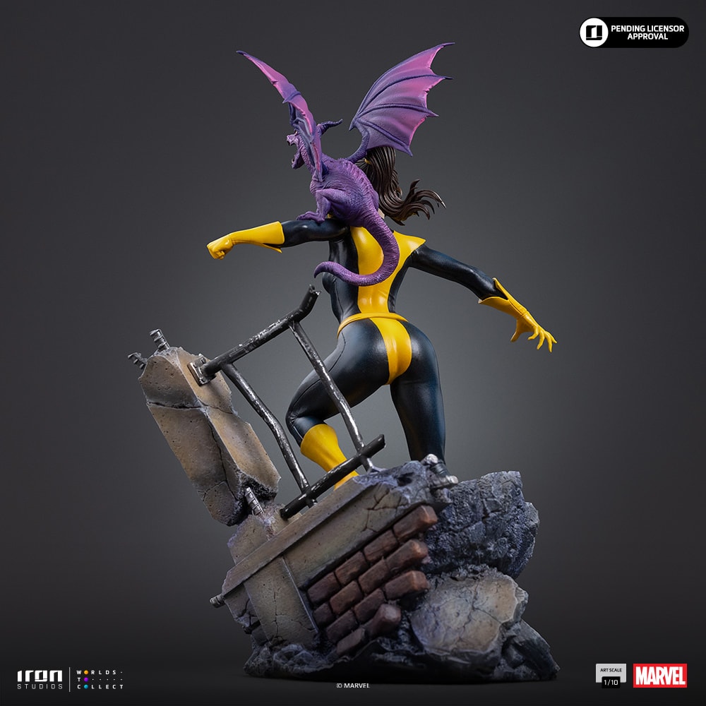 Marvel Kitty Pryde & Lockheed 1:10 Scale Statue  (Prototype Shown) View 14