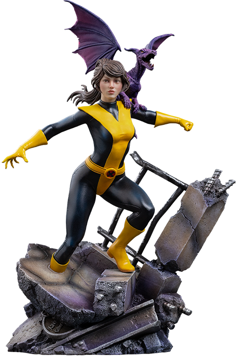 Marvel Kitty Pryde & Lockheed 1:10 Scale Statue  (Prototype Shown) View 16