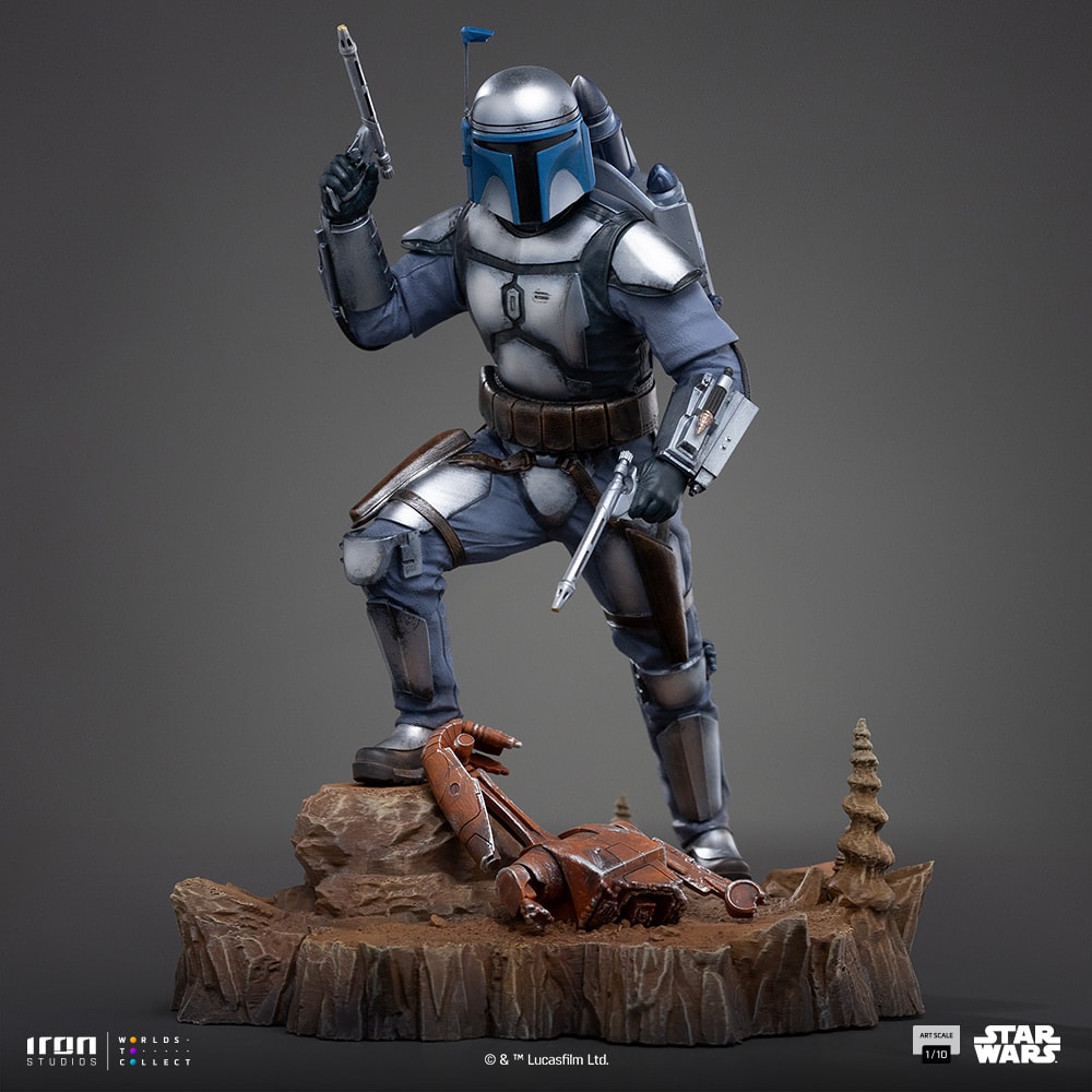 Star Wars Jango Fett 1:10 Scale Statue  (Prototype Shown) View 11