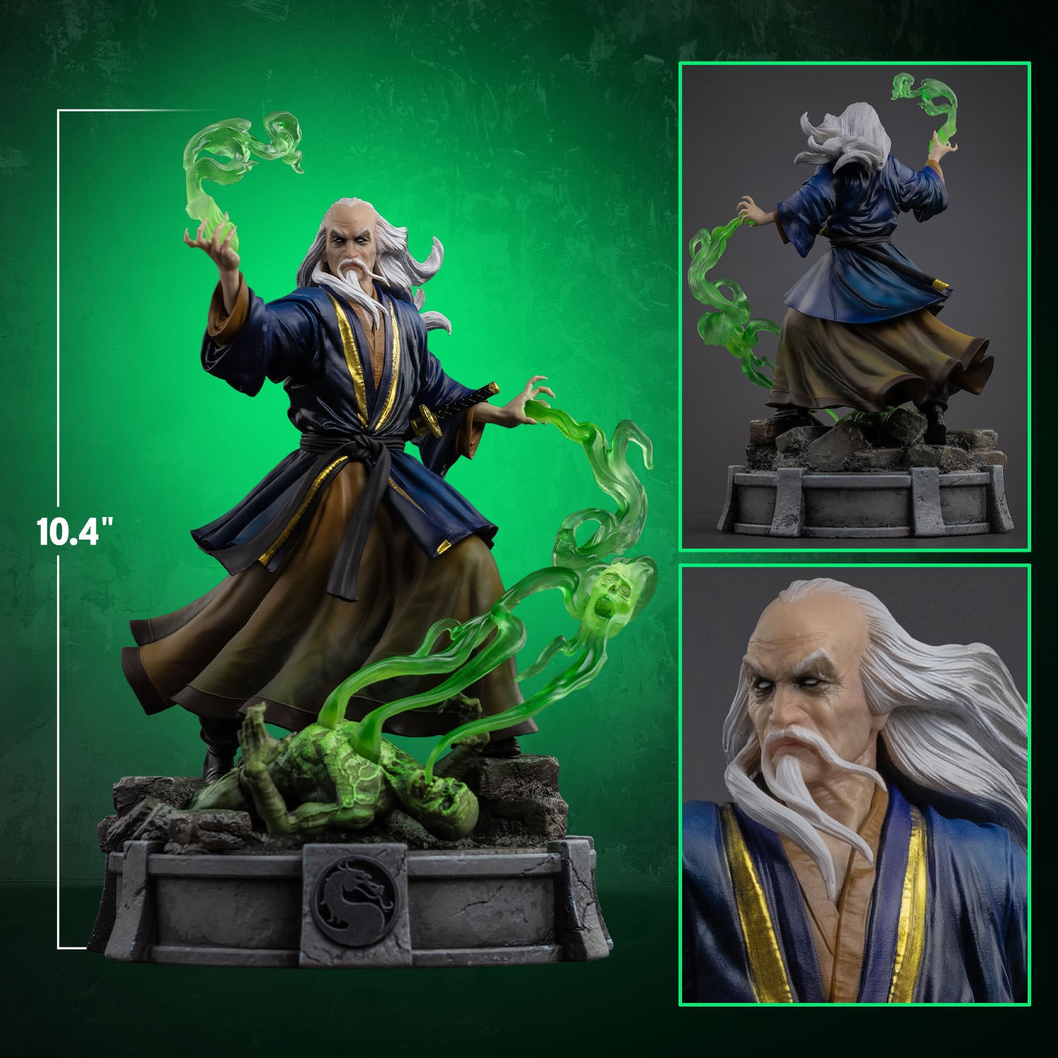 Mortal Kombat Shang Tsung 1:10 Scale Statue  (Prototype Shown) View 2