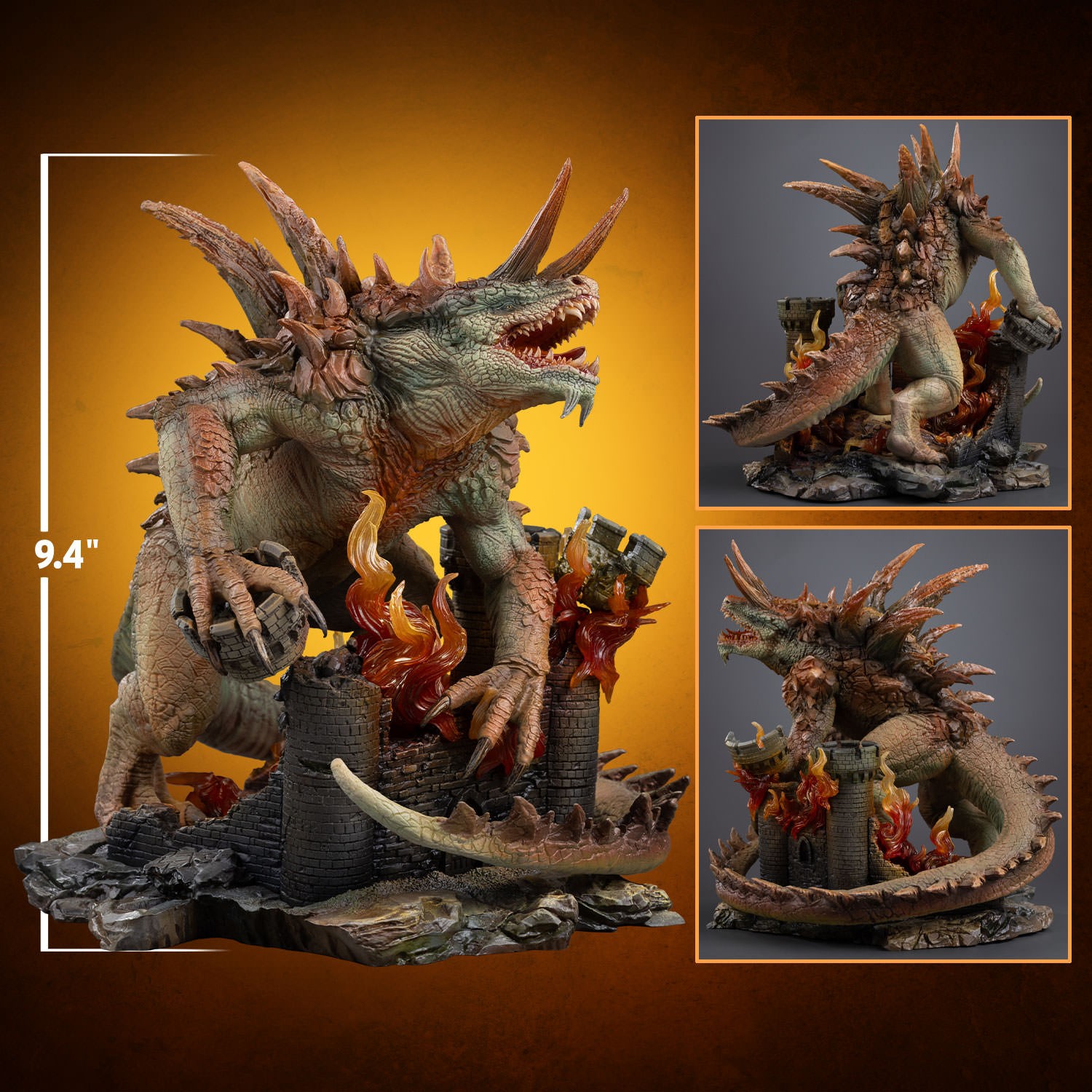 Dungeons & Dragons Tarrasque Statues  (Prototype Shown) View 2