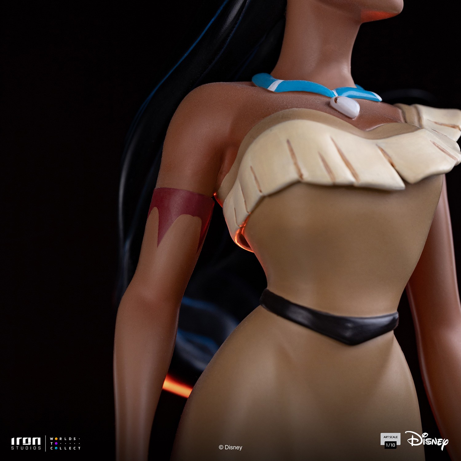 Disney Pocahontas Colors of the Wind Version 1:10 Scale Statue  (Prototype Shown) View 7