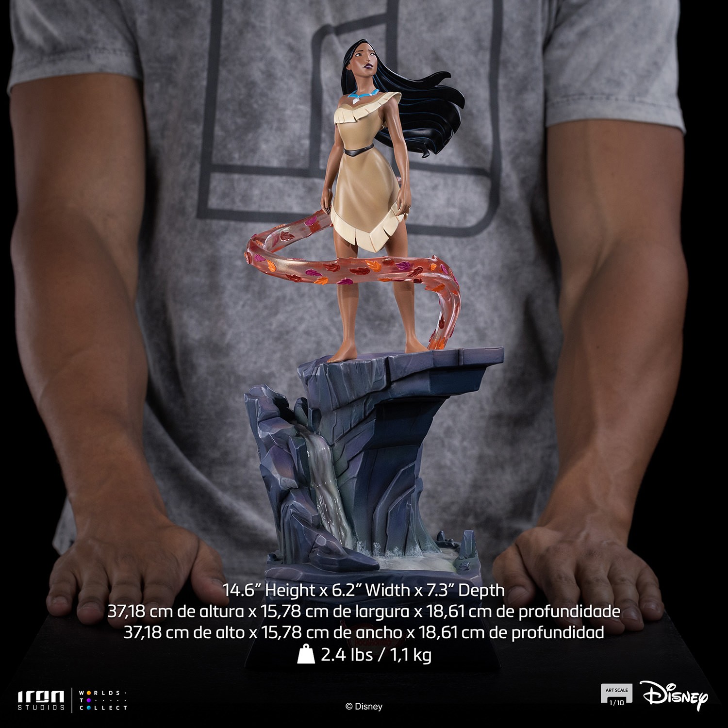Disney Pocahontas Colors of the Wind Version 1:10 Scale Statue  (Prototype Shown) View 12