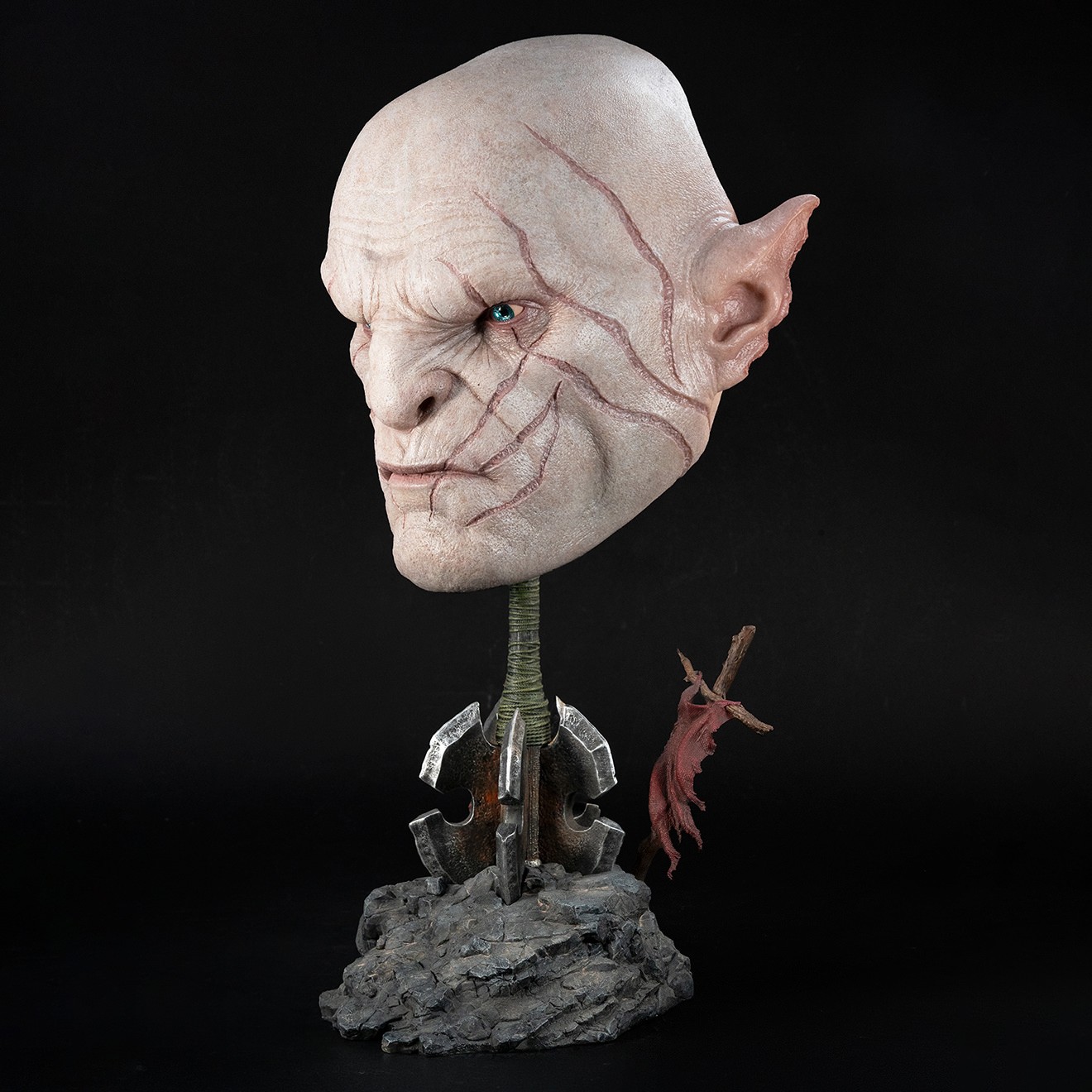 The Hobbit Azog Art Mask Life-Size Bust  (Prototype Shown) View 3