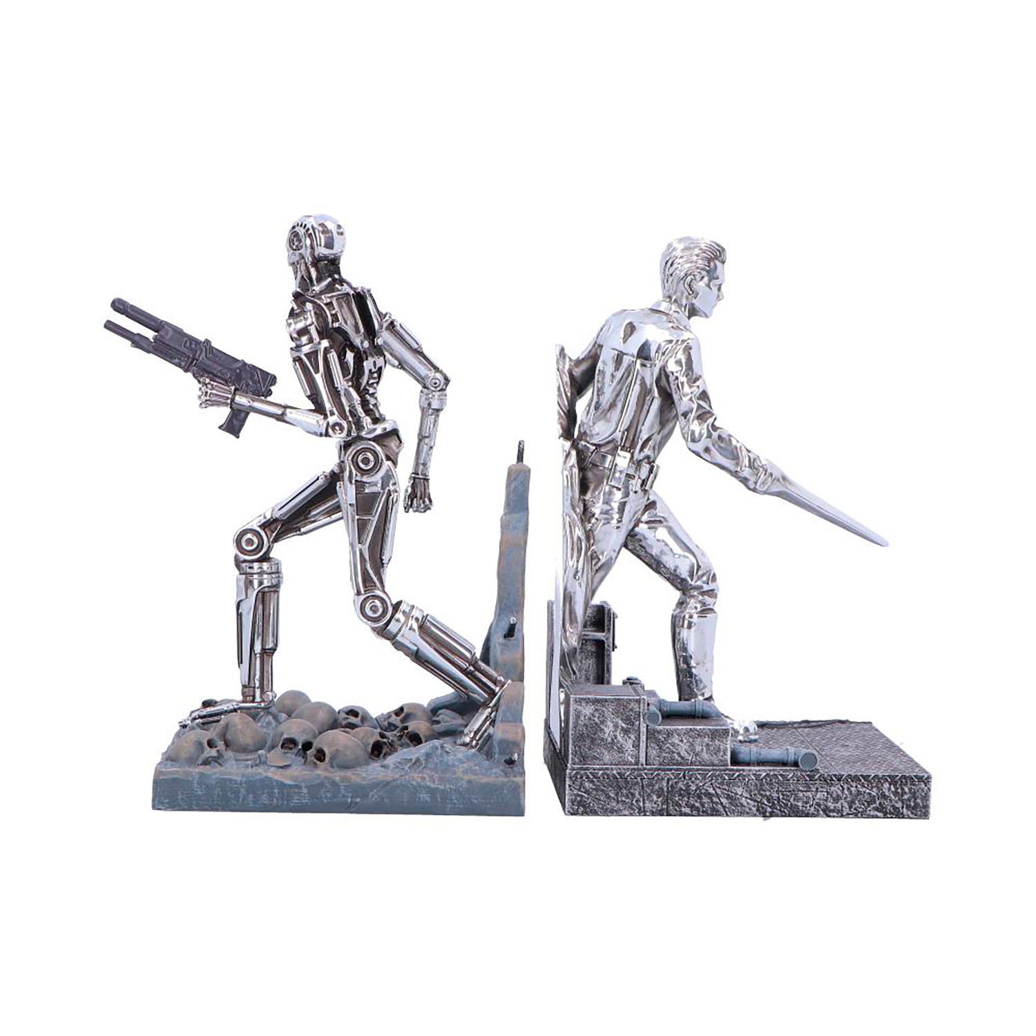 Terminator T-1000 vs T-800 Bookends Office Supplies  (Prototype Shown) View 5