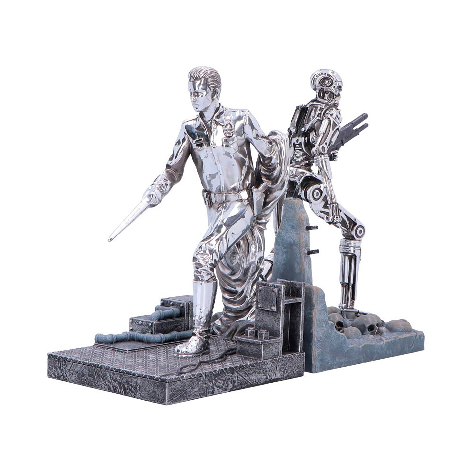 Terminator T-1000 vs T-800 Bookends Office Supplies  (Prototype Shown) View 6
