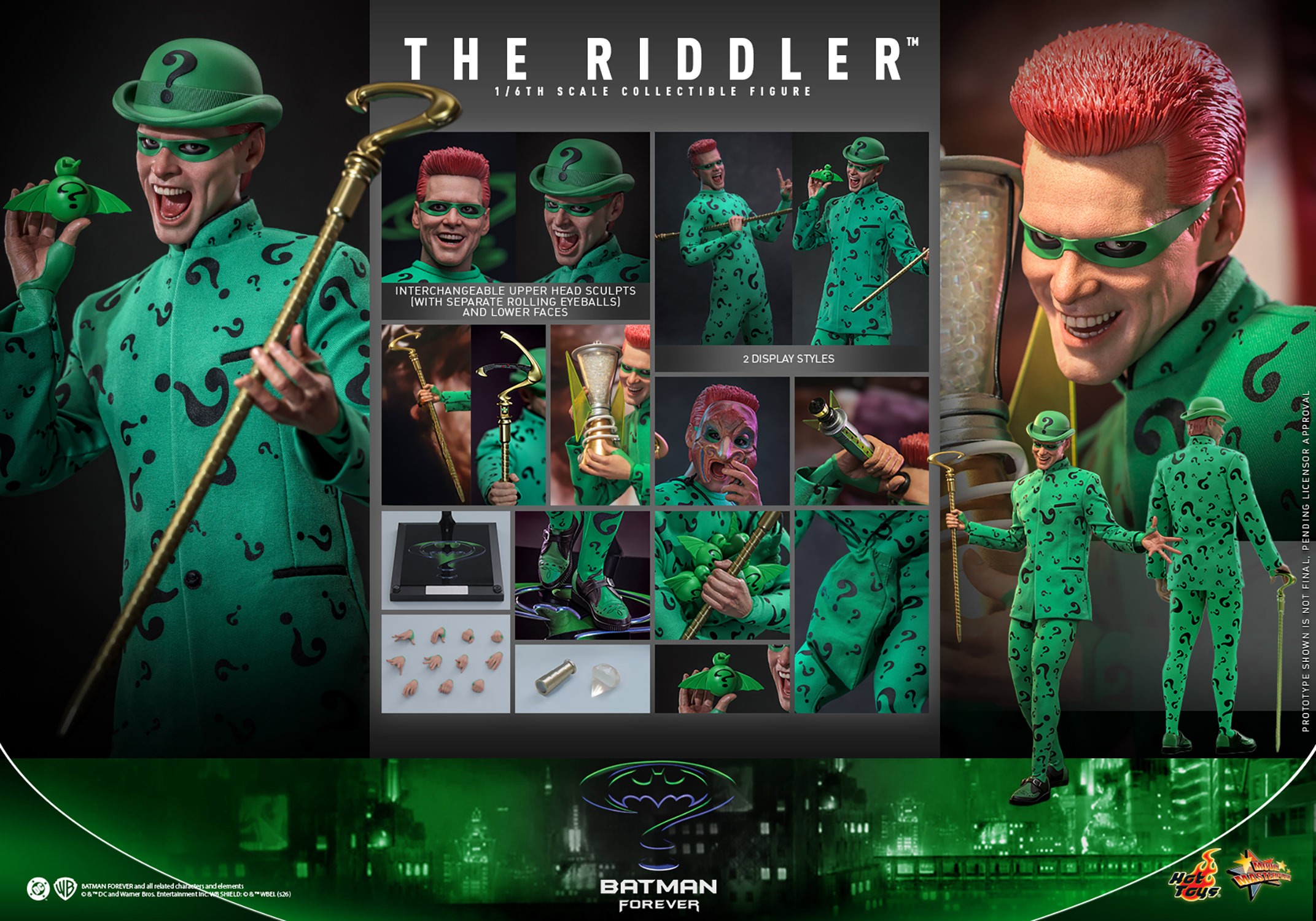 DC Comics The Riddler Sixth Scale Figure  Collector Edition (Prototype Shown) View 19