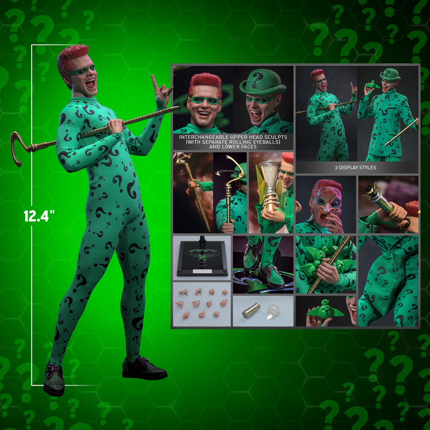 DC Comics The Riddler Sixth Scale Figure  Collector Edition (Prototype Shown) View 2