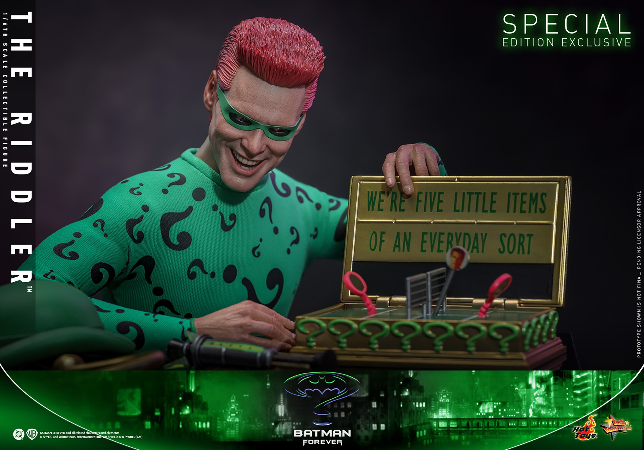 DC Comics The Riddler (Special Edition) Sixth Scale Figure  (Prototype Shown) View 3