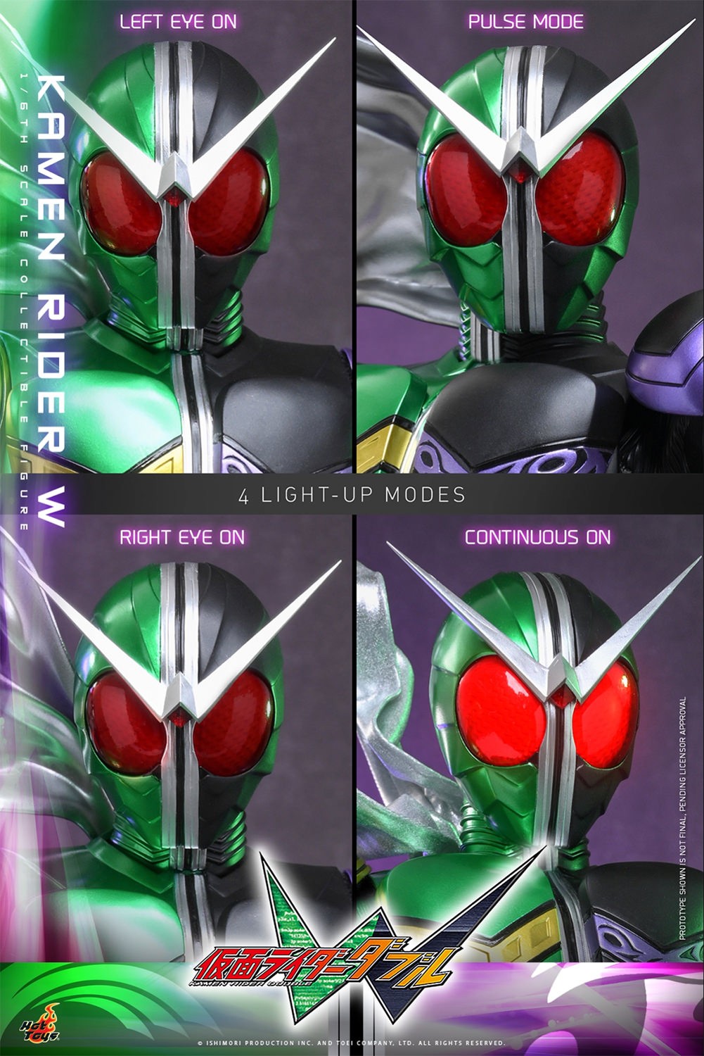 Kamen Rider Kamen Rider W Sixth Scale Figure  Collector Edition (Prototype Shown) View 17