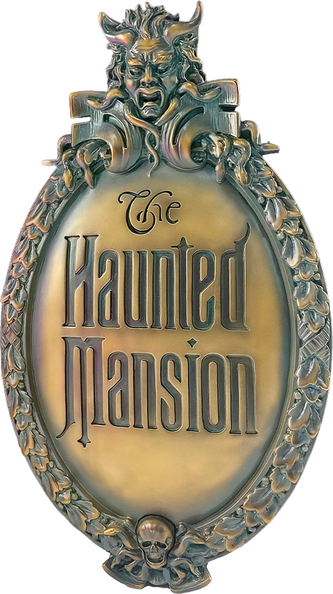 Disney Ghost Host Gate Plaque Prop Replica  (Prototype Shown) View 10