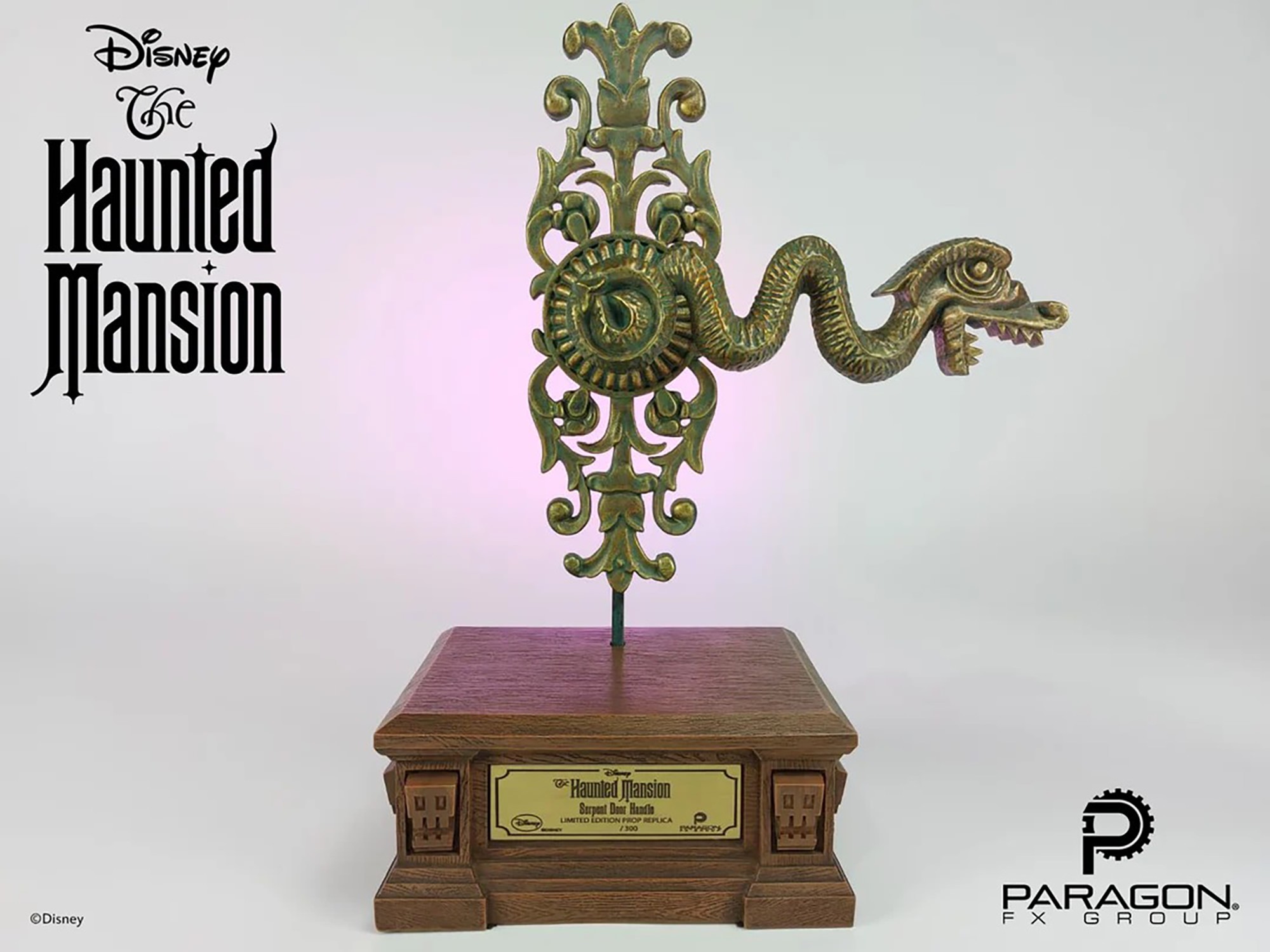 Disney Serpent Door Handle Prop Replica  (Prototype Shown) View 7