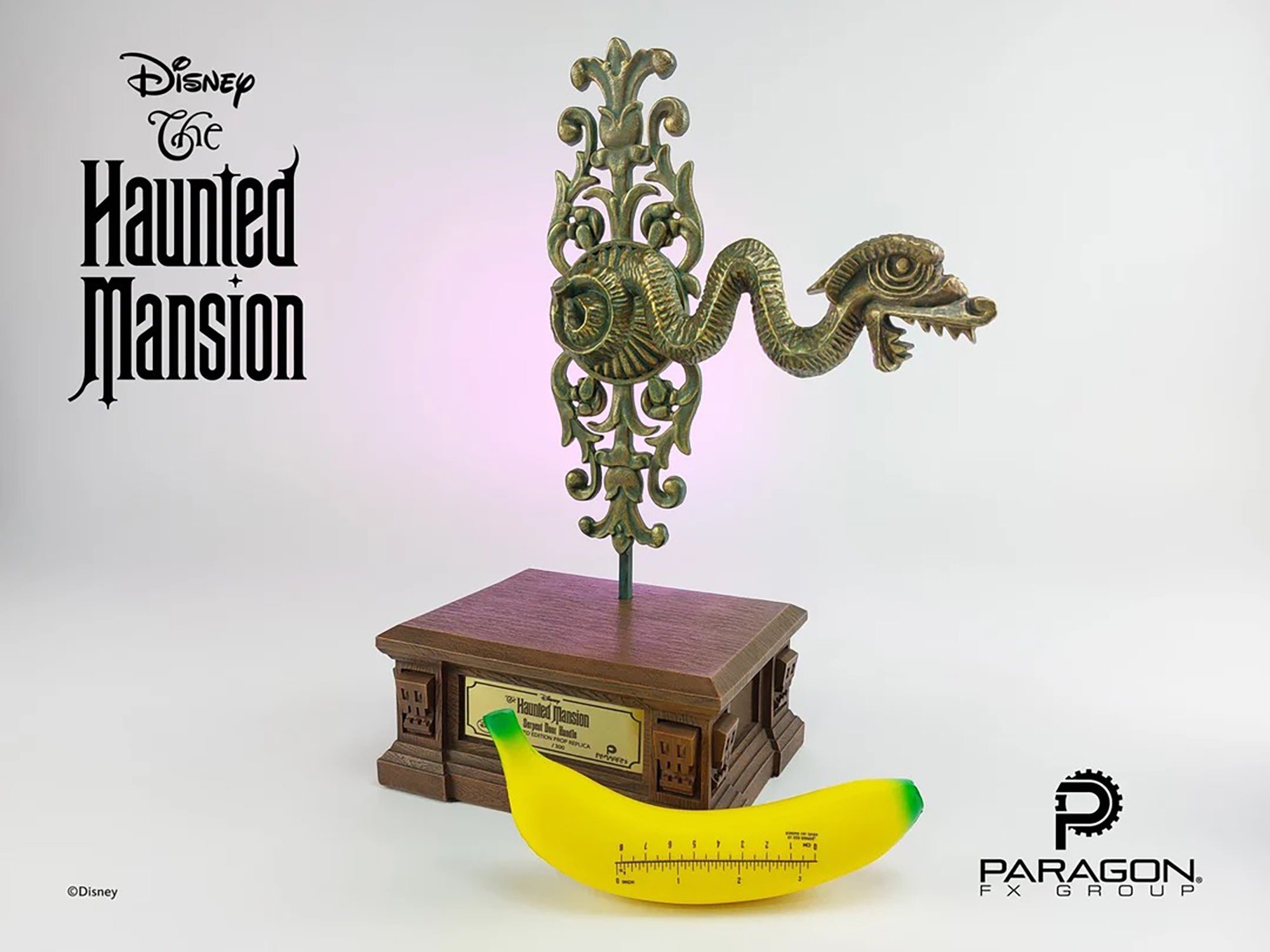 Disney Serpent Door Handle Prop Replica  (Prototype Shown) View 8