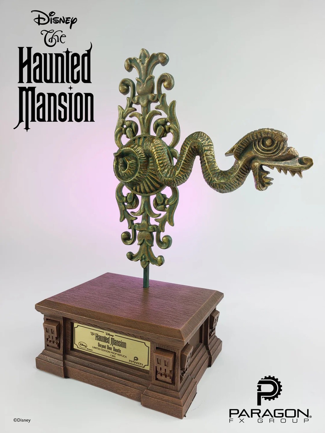Disney Serpent Door Handle Prop Replica  (Prototype Shown) View 10