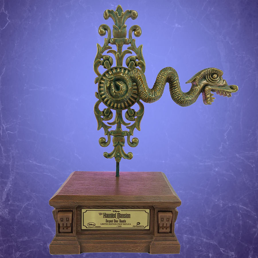 Disney Serpent Door Handle Prop Replica  (Prototype Shown) View 1