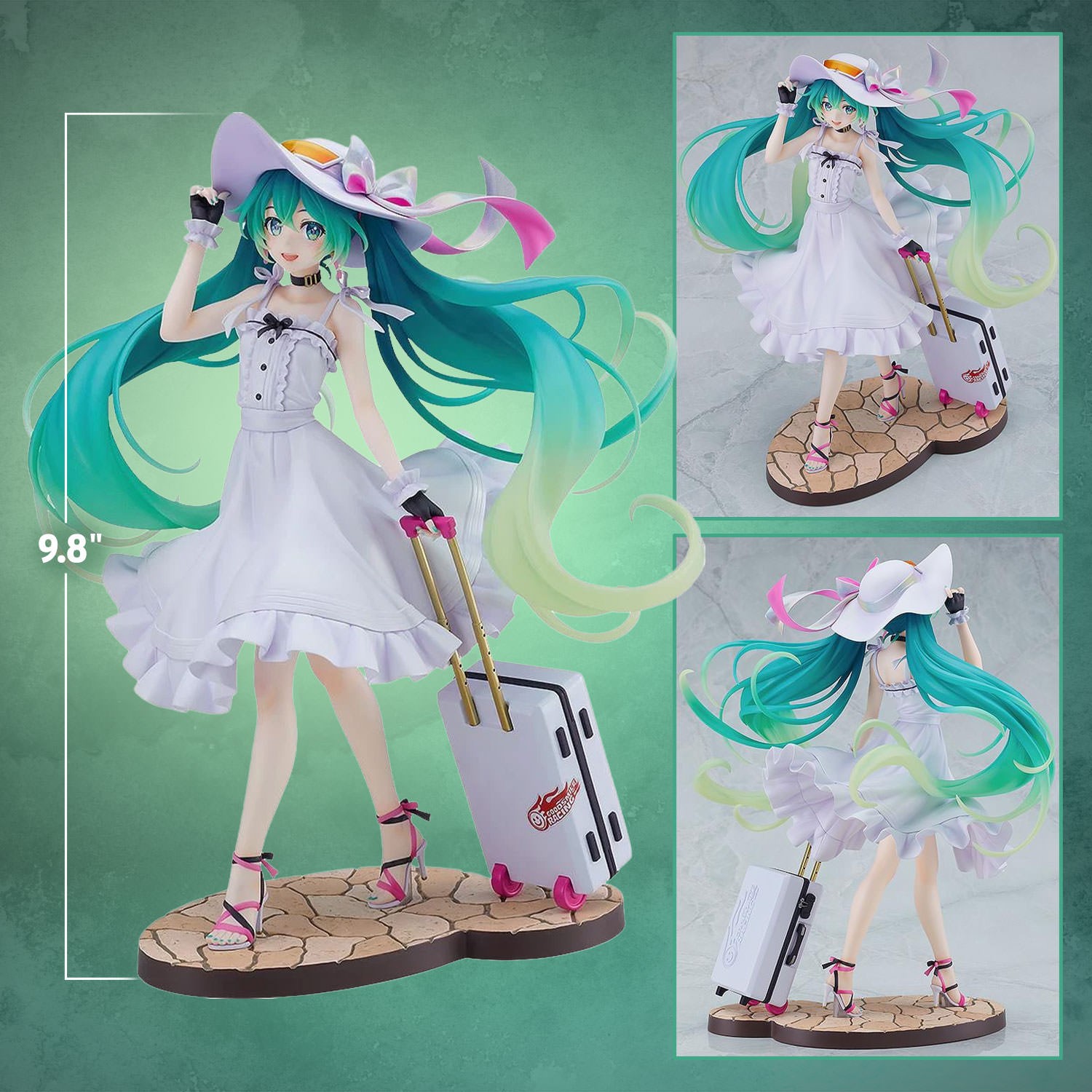 Hatsune Miku Racing Miku 2021: Private Ver. Collectible Figure  (Prototype Shown) View 2