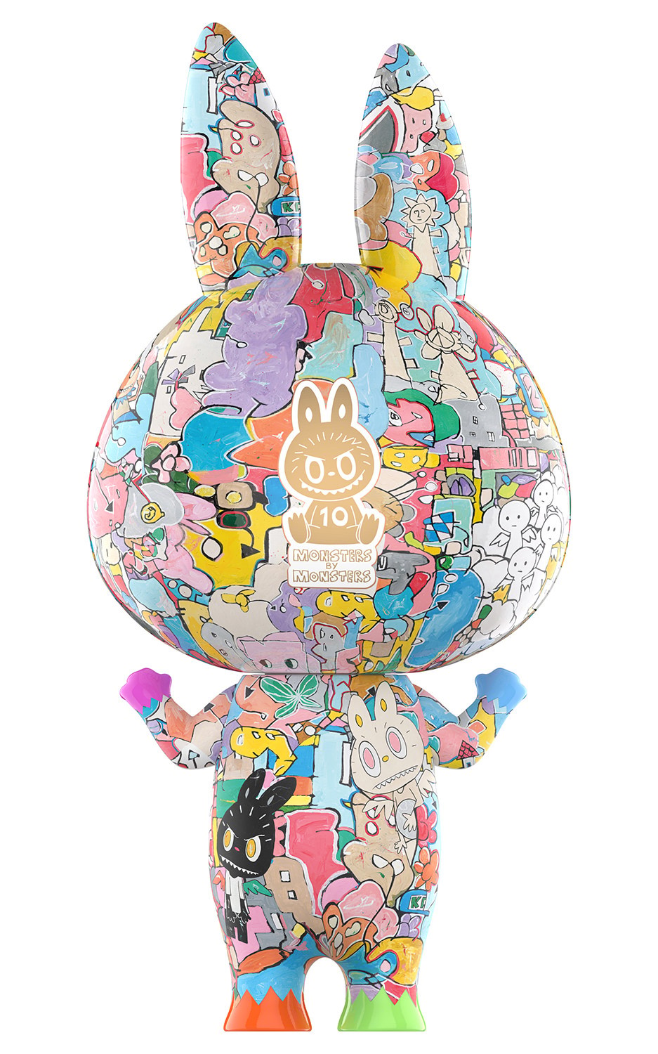 The Monsters MEGA LABUBU 400% Tenth Anniversary Collectible Figure  (Prototype Shown) View 10