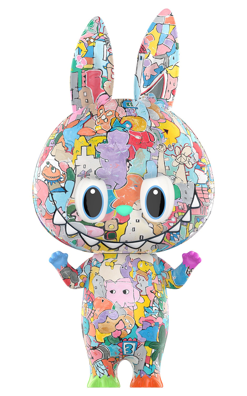 The Monsters MEGA LABUBU 400% Tenth Anniversary Collectible Figure  (Prototype Shown) View 11