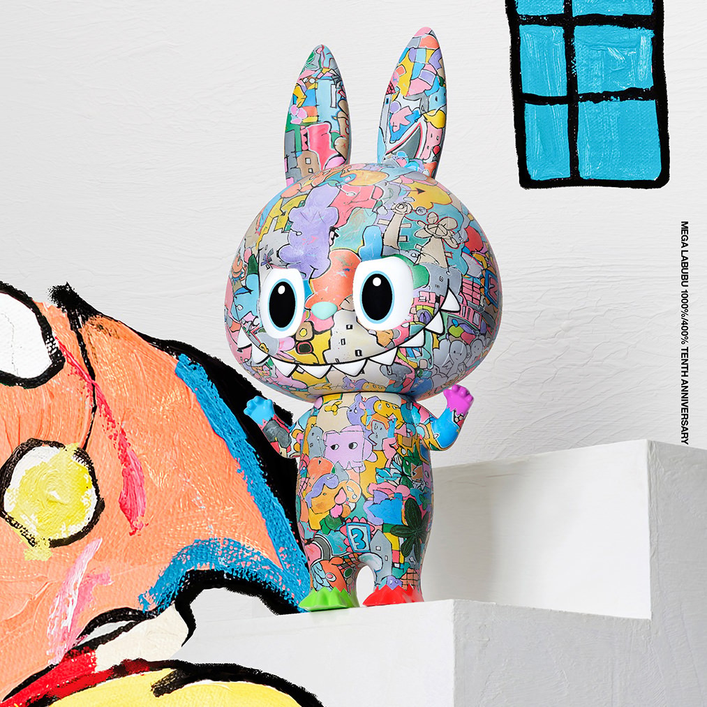 The Monsters MEGA LABUBU 1000% Tenth Anniversary Collectible Figure  (Prototype Shown) View 3