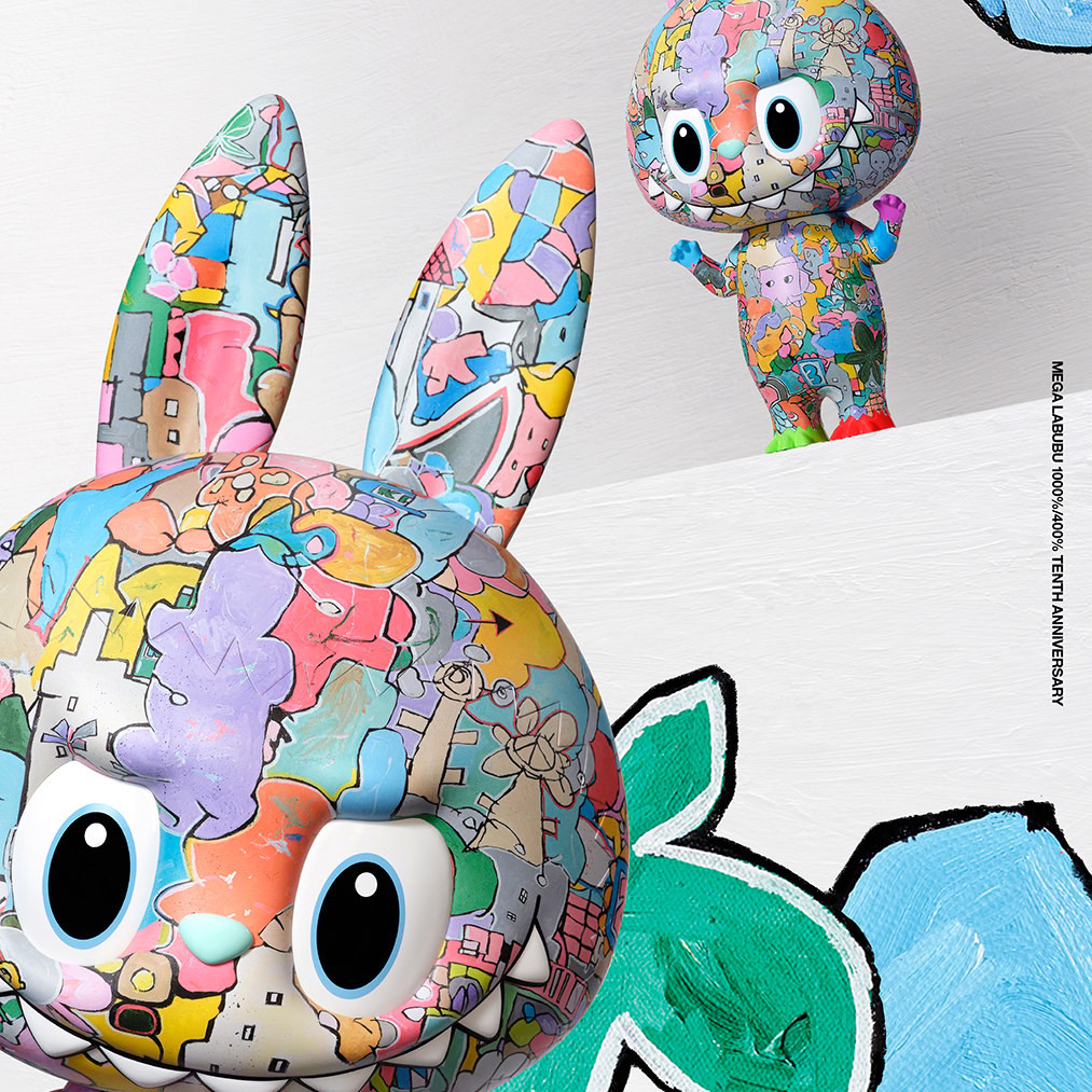 The Monsters MEGA LABUBU 1000% Tenth Anniversary Collectible Figure  (Prototype Shown) View 4