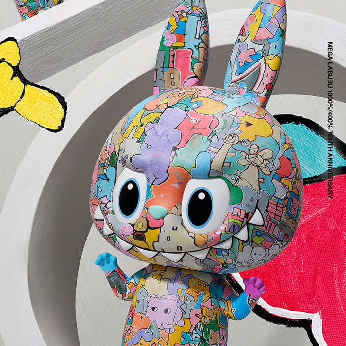 The Monsters MEGA LABUBU 1000% Tenth Anniversary Collectible Figure  (Prototype Shown) View 5