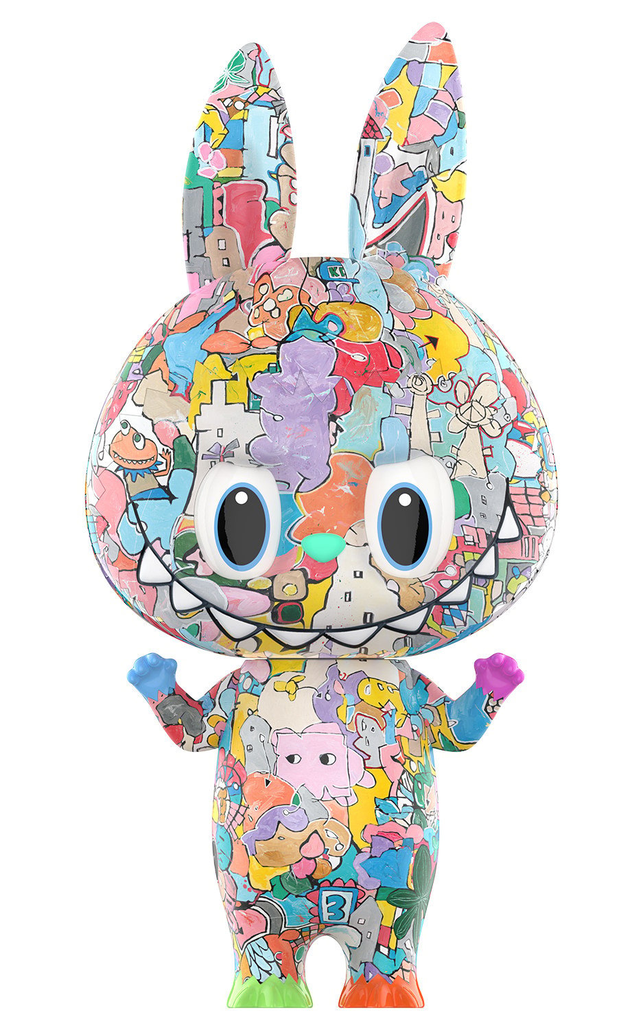 The Monsters MEGA LABUBU 1000% Tenth Anniversary Collectible Figure  (Prototype Shown) View 8