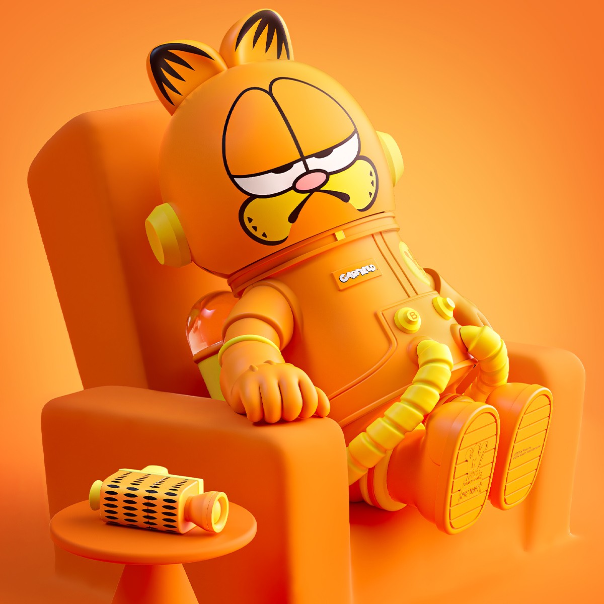 Molly x Garfield MEGA SPACE MOLLY 400% Garfield Blind Box Blind Box Set  (Prototype Shown) View 4