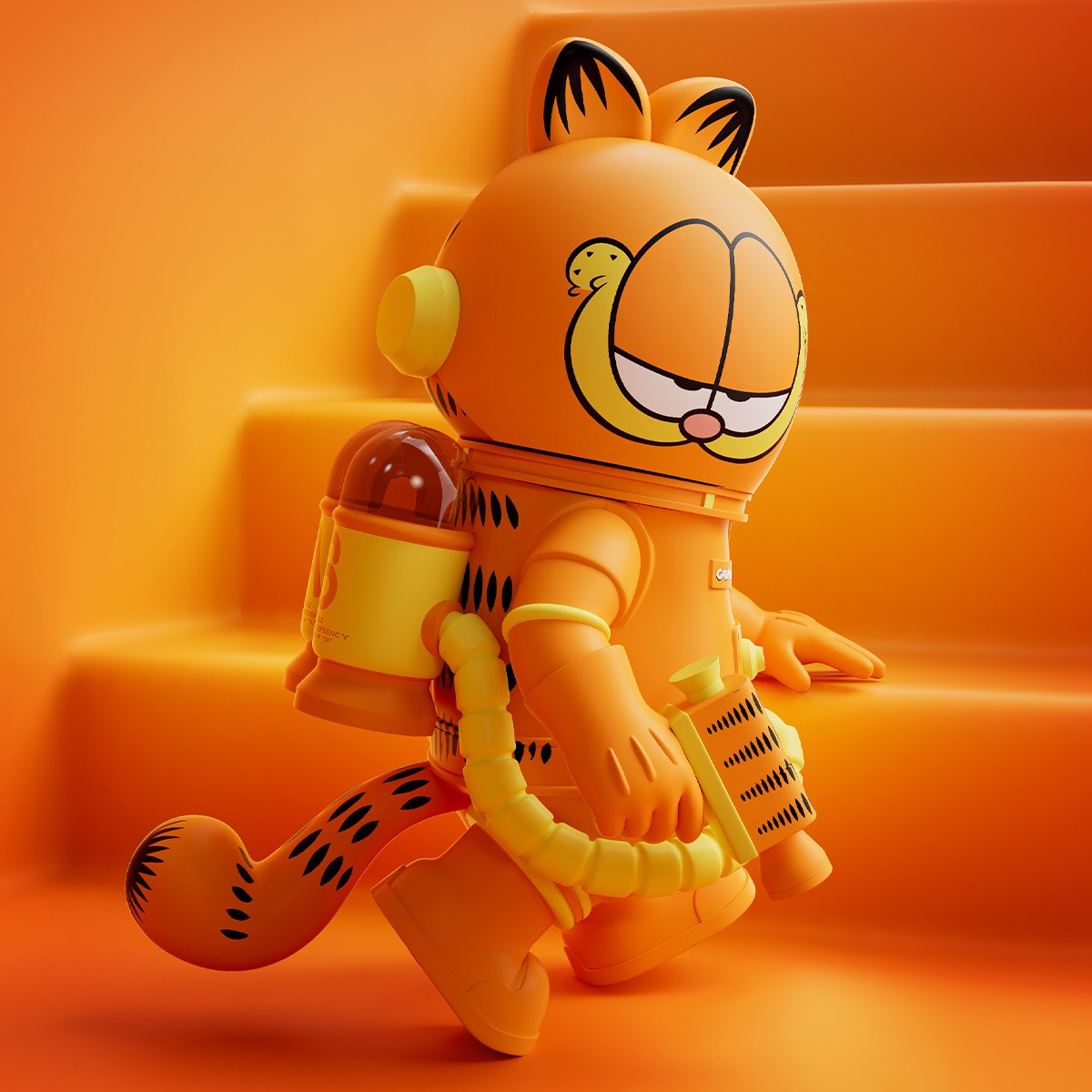 Molly x Garfield MEGA SPACE MOLLY 400% Garfield Blind Box Blind Box Set  (Prototype Shown) View 3