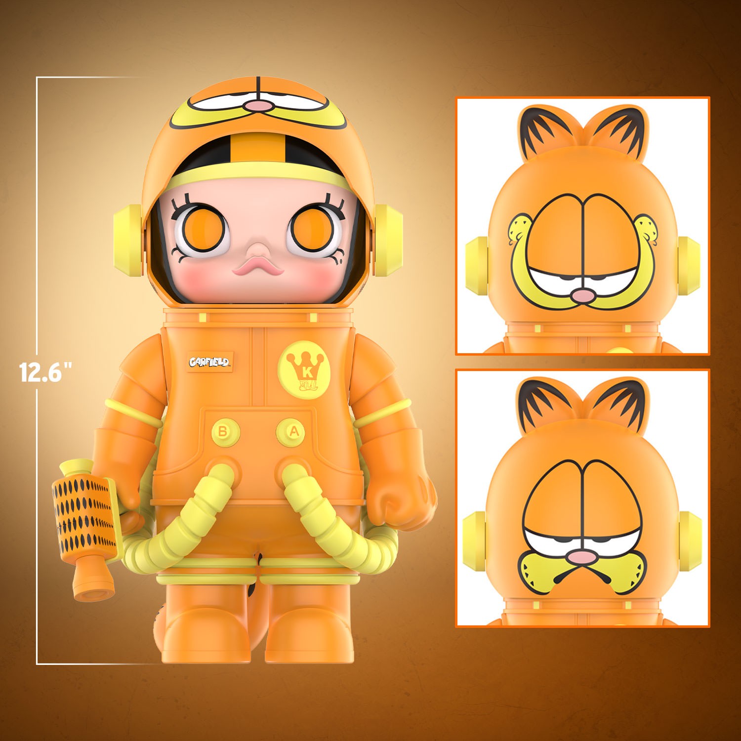Molly x Garfield MEGA SPACE MOLLY 400% Garfield Blind Box Blind Box Set  (Prototype Shown) View 2