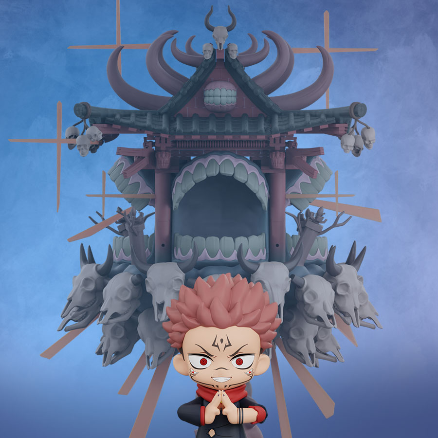 Jujutsu Kaisen Jujutsu Kaisen Series Scene Block - Sukuna Collectible Figure  (Prototype Shown) View 1