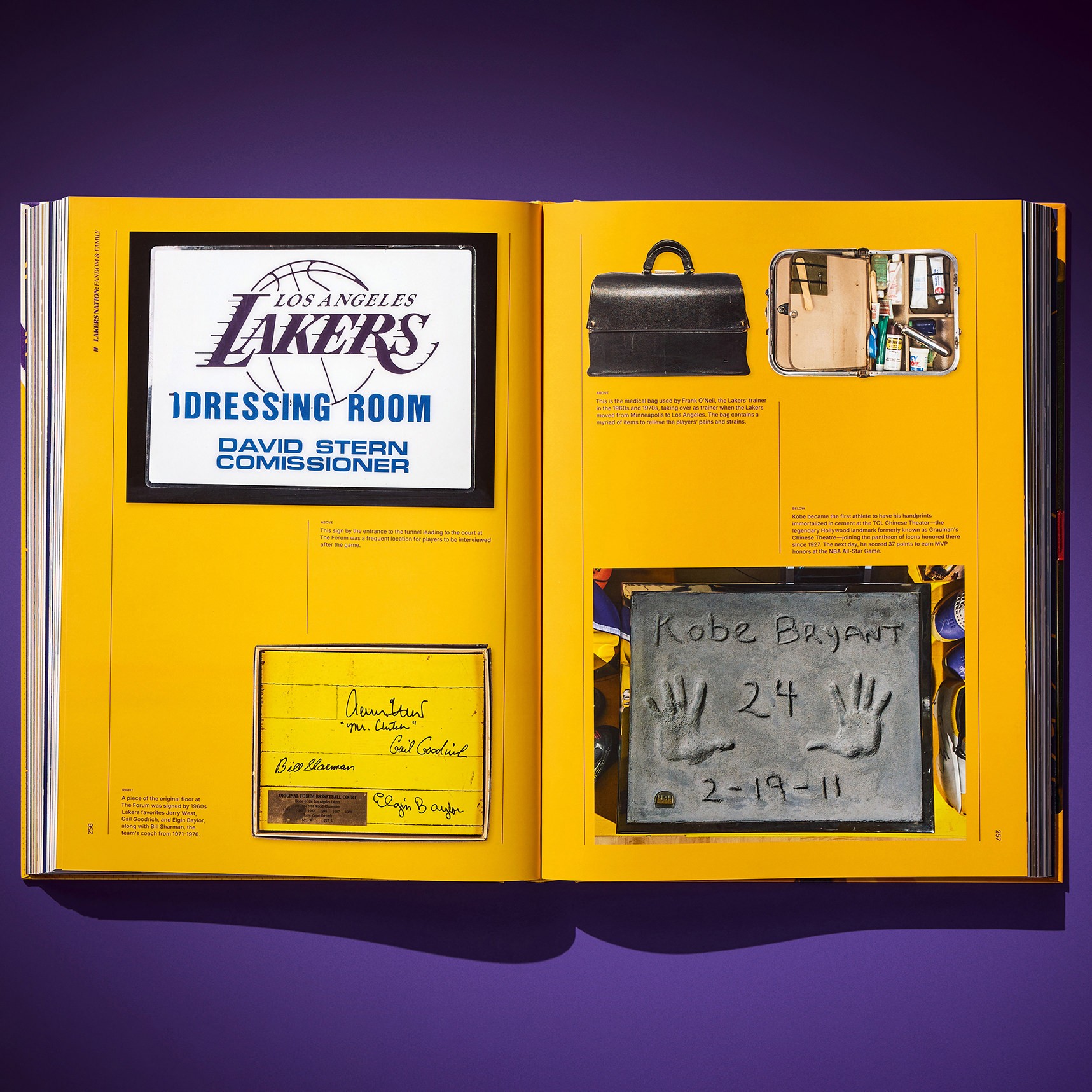 Lakers Lakers. An Official History of the Purple & Gold Book  (Prototype Shown) View 2