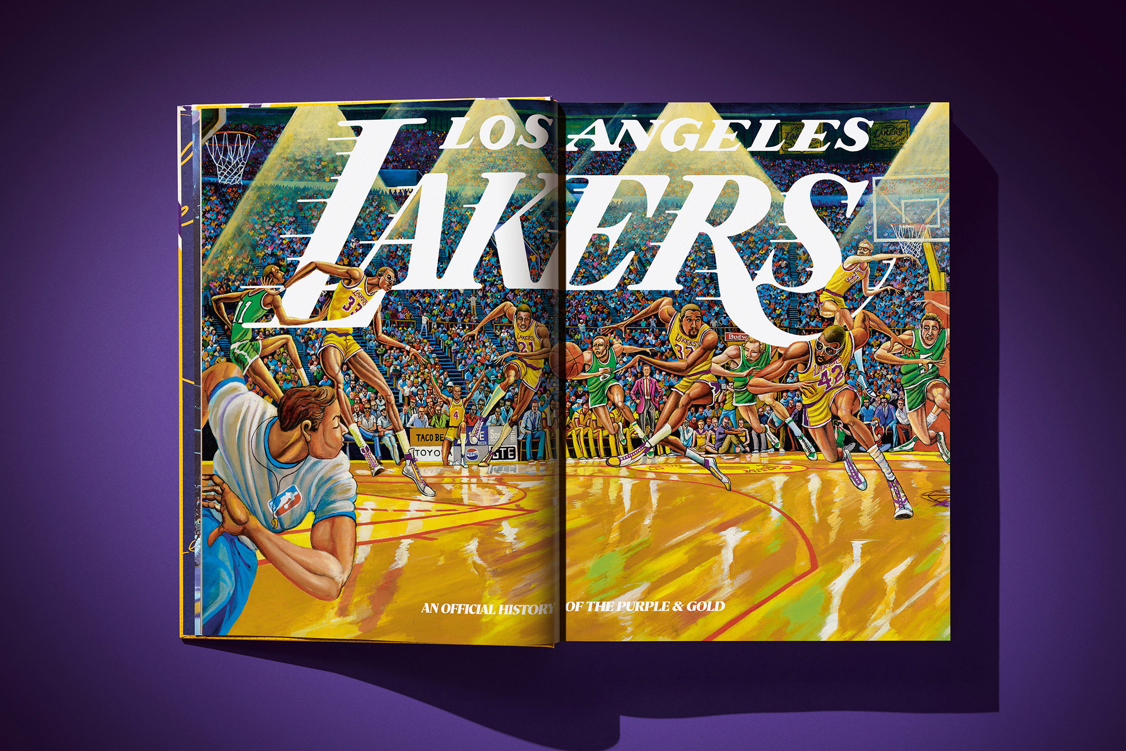 Lakers Lakers. An Official History of the Purple & Gold Book  (Prototype Shown) View 8
