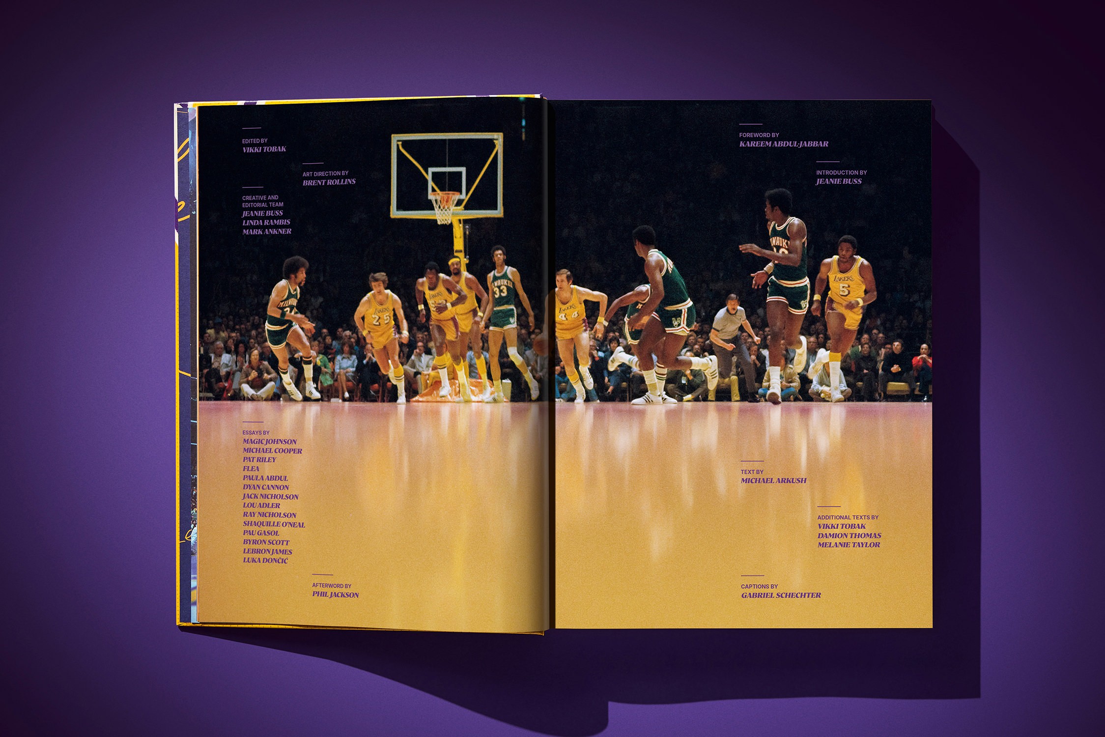 Lakers Lakers. An Official History of the Purple & Gold Book  (Prototype Shown) View 9