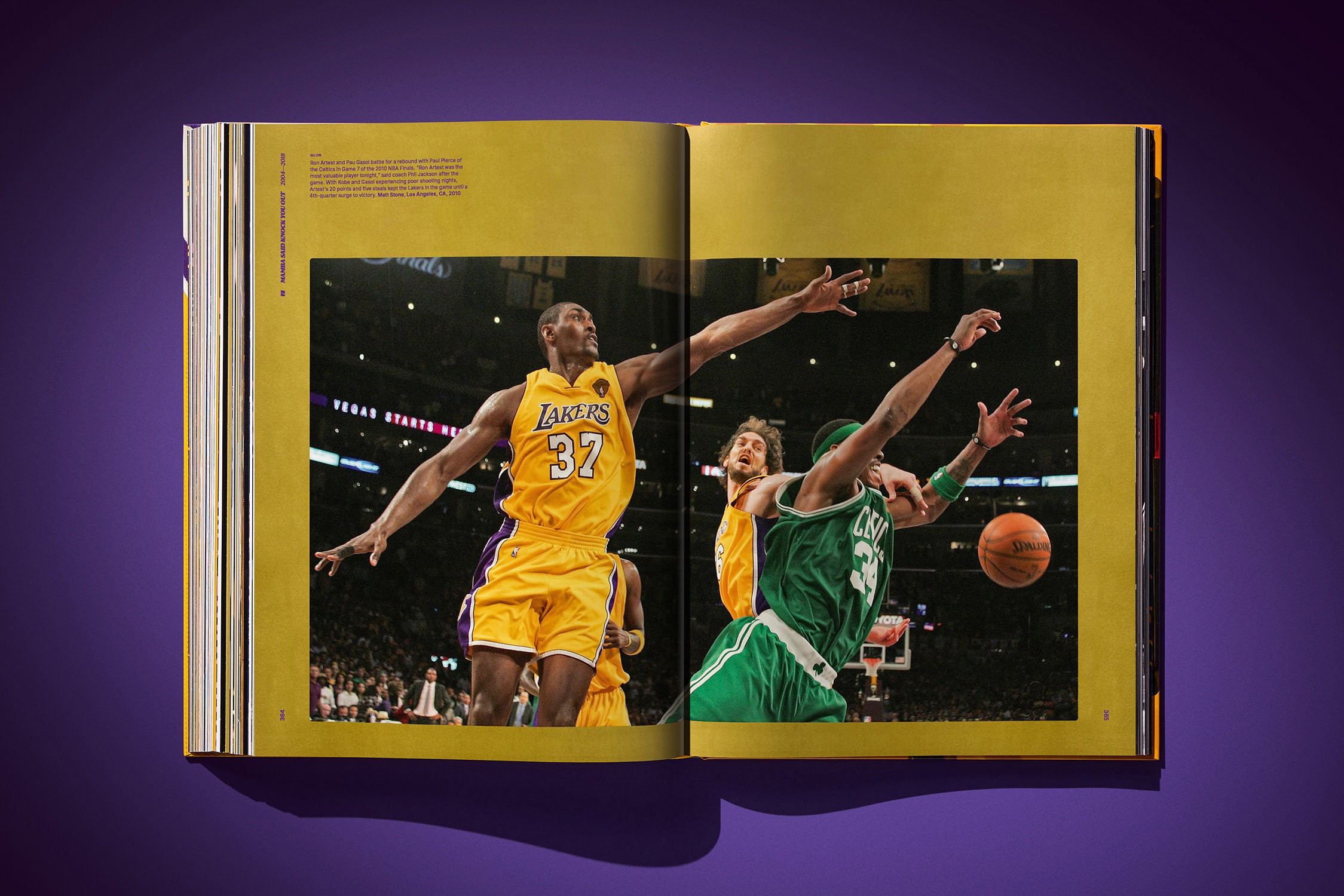 Lakers Lakers. An Official History of the Purple & Gold Book  (Prototype Shown) View 15