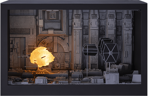 Star Wars Trench Run Mini Scale Diorama  (Prototype Shown) View 17