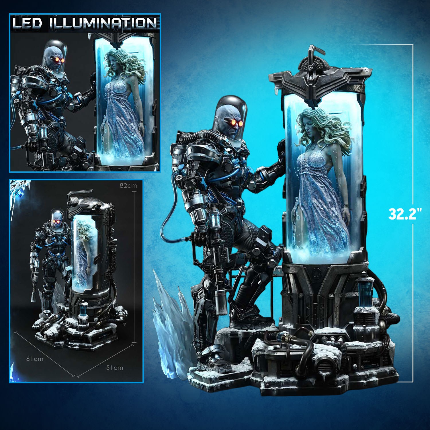 DC Comics Mr. Freeze: Heart of Ice 1:3 Scale Statue  Collector Edition (Prototype Shown) View 2