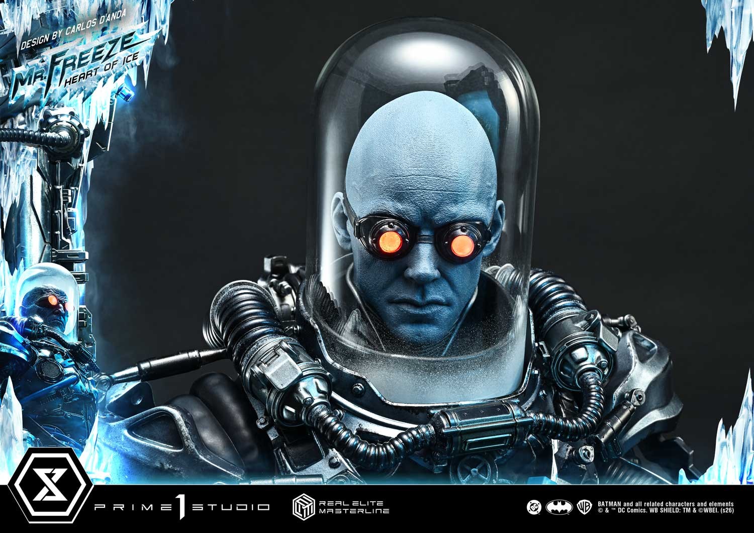 DC Comics Mr. Freeze: Heart of Ice (Deluxe Version) 1:3 Scale Statue  (Prototype Shown) View 7